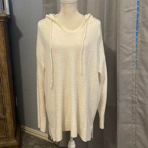 Lou & Grey for LOFT Fuzzy Hooded Sweater